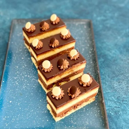 Nut & Fudge Gateau Slice