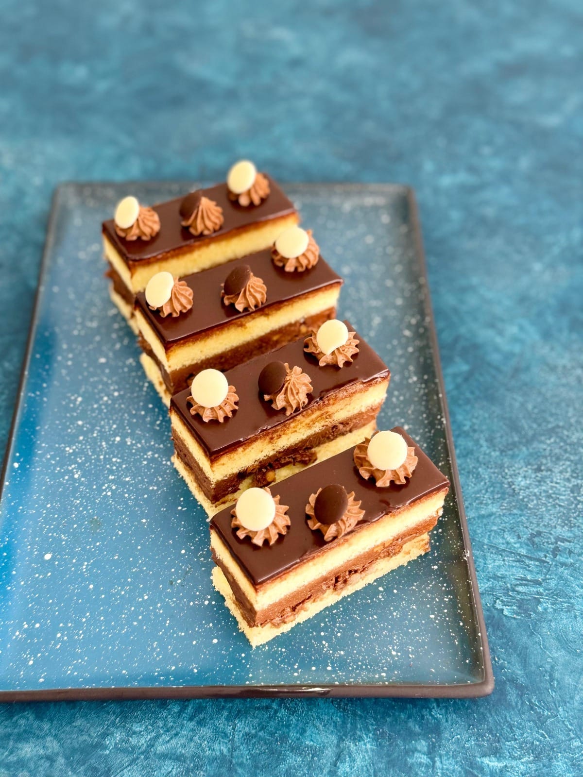 Nut & Fudge Gateau Slice