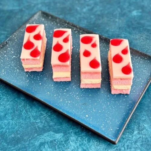 Strawberry Gateau Slice