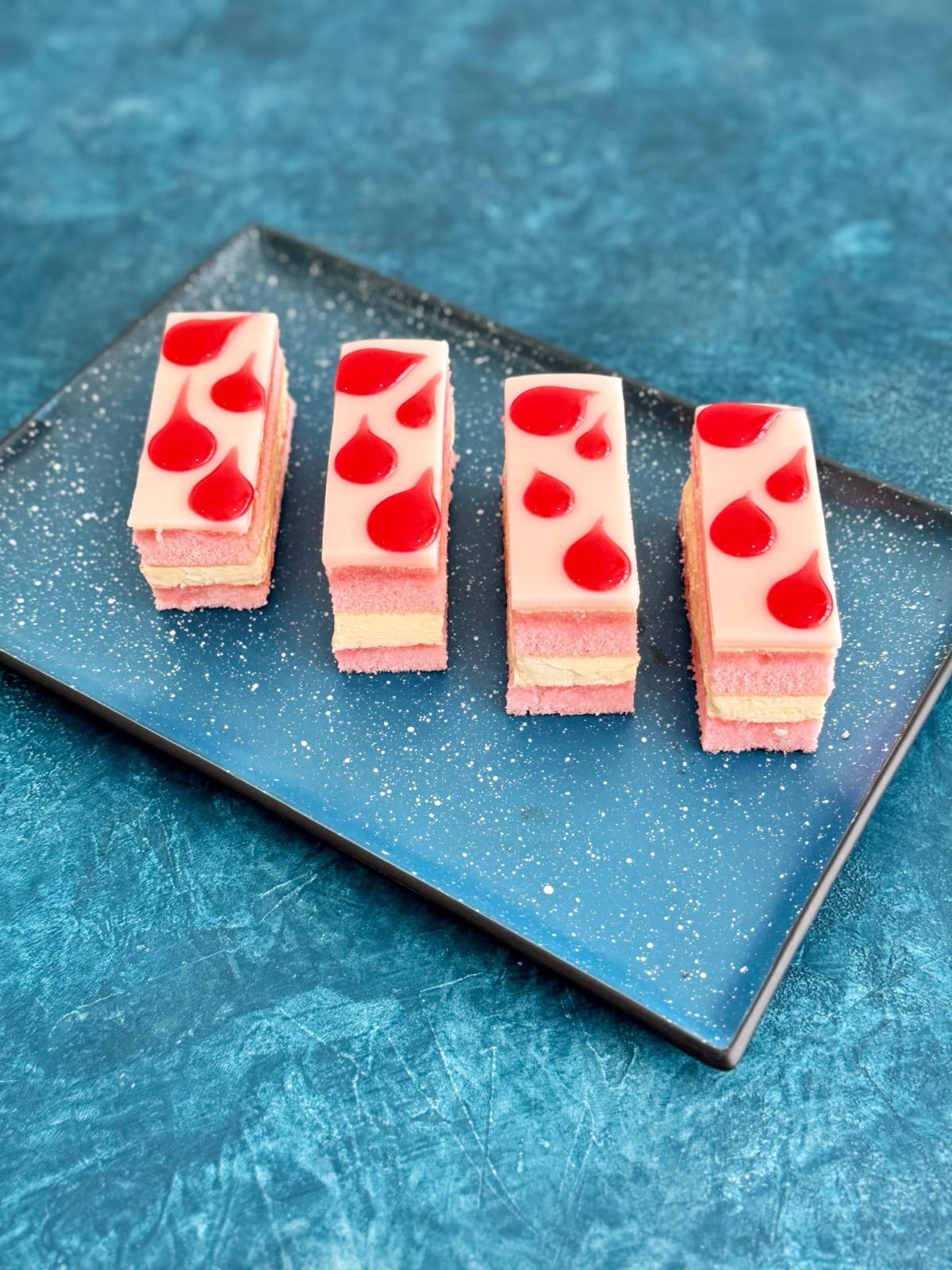 Strawberry Gateau Slice