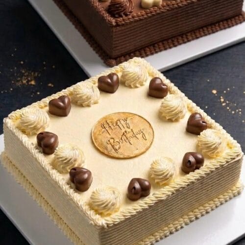 Happy Birthday Ribbon Cake