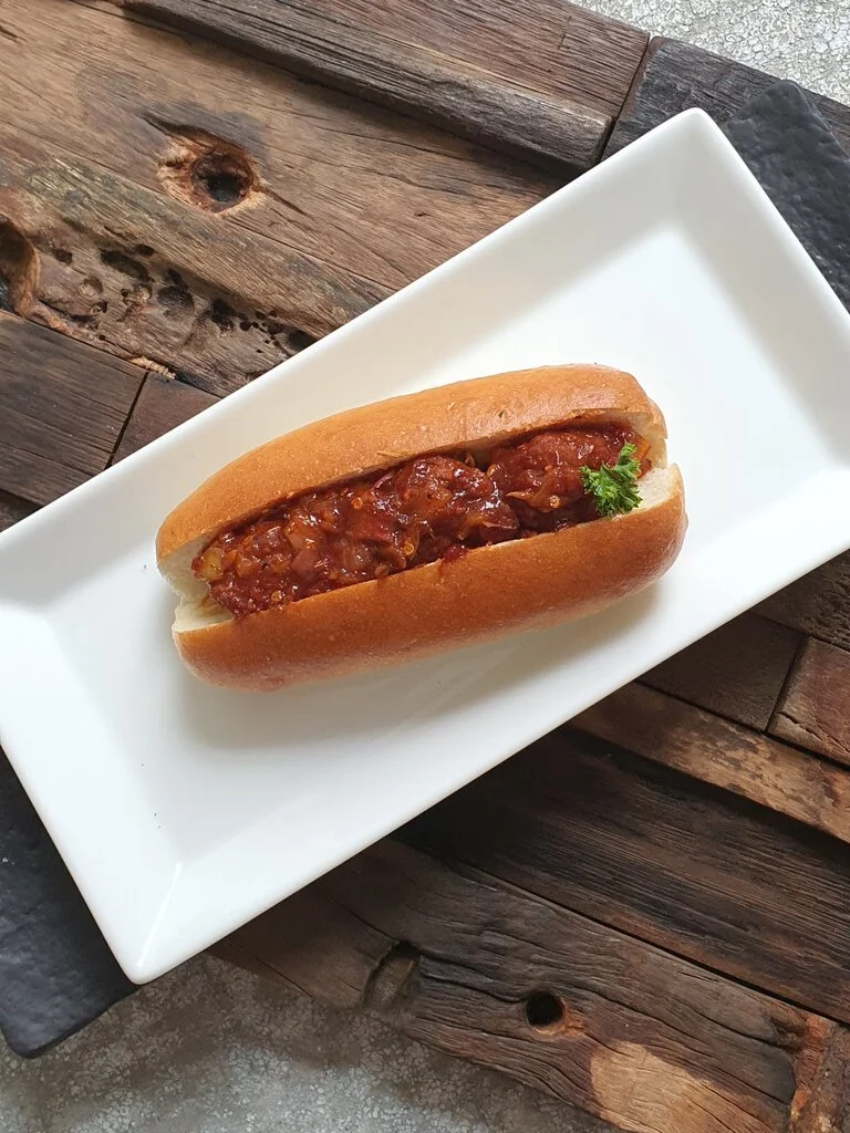 Devilled Chicken Meat Ball Bun - Image 2