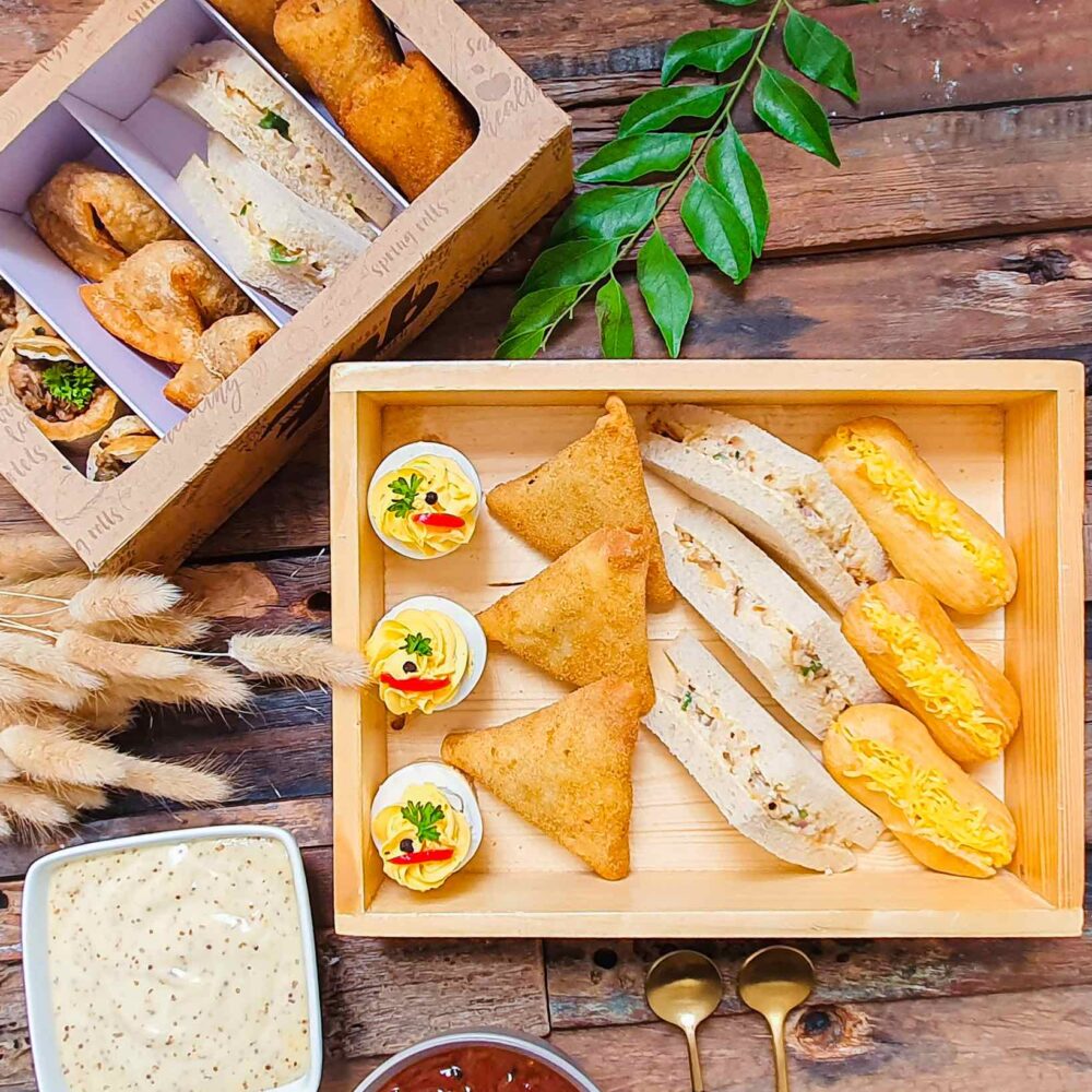 Cocktail Pastry Platter - Egg 12 pcs