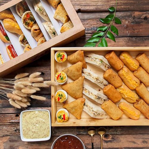 Cocktail Pastry Platter - Egg 24 pcs