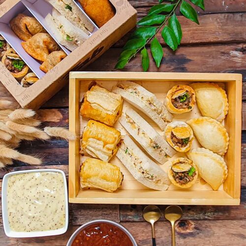 Cocktail Pastry Platter - Seafood 12 pcs