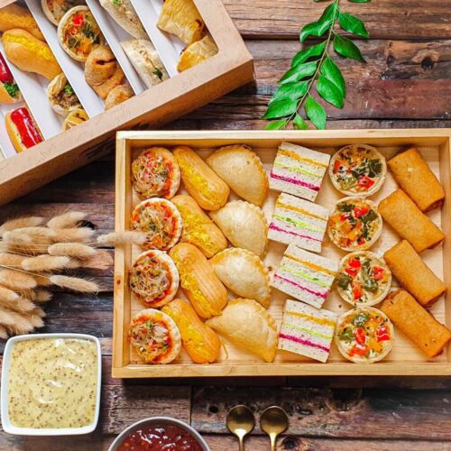Cocktail Pastry Platter - Vegetarian 24 pcs