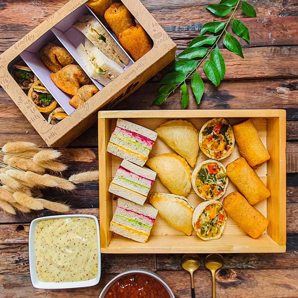 Cocktail Pastry Platter - Vegetarian 12 pcs