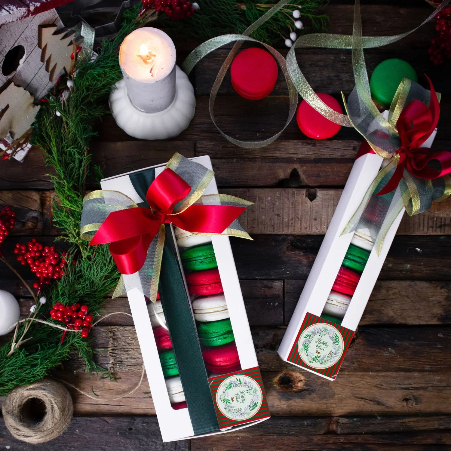 Christmas Macarons