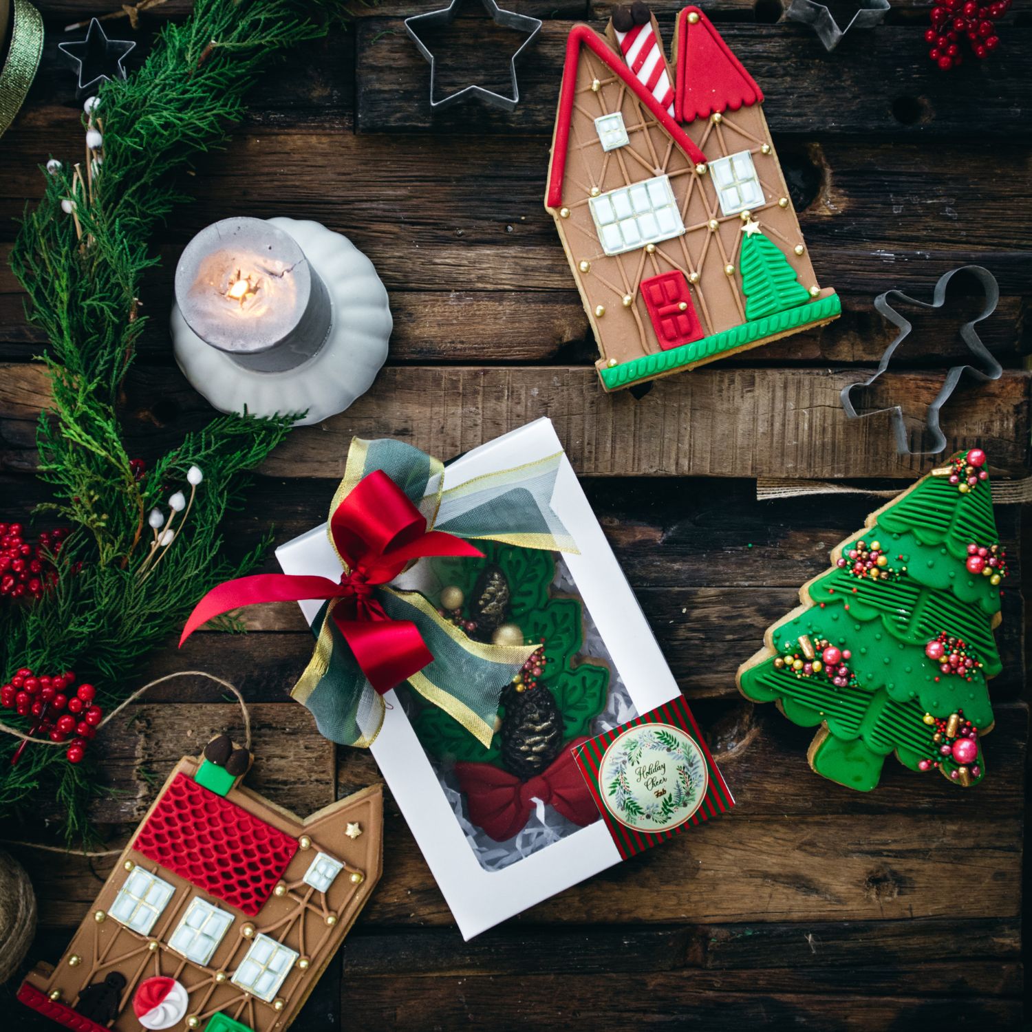Assorted Christmas Cookie Treat Box