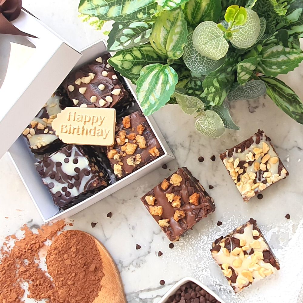 Decorated Brownies - 4 in a Pack