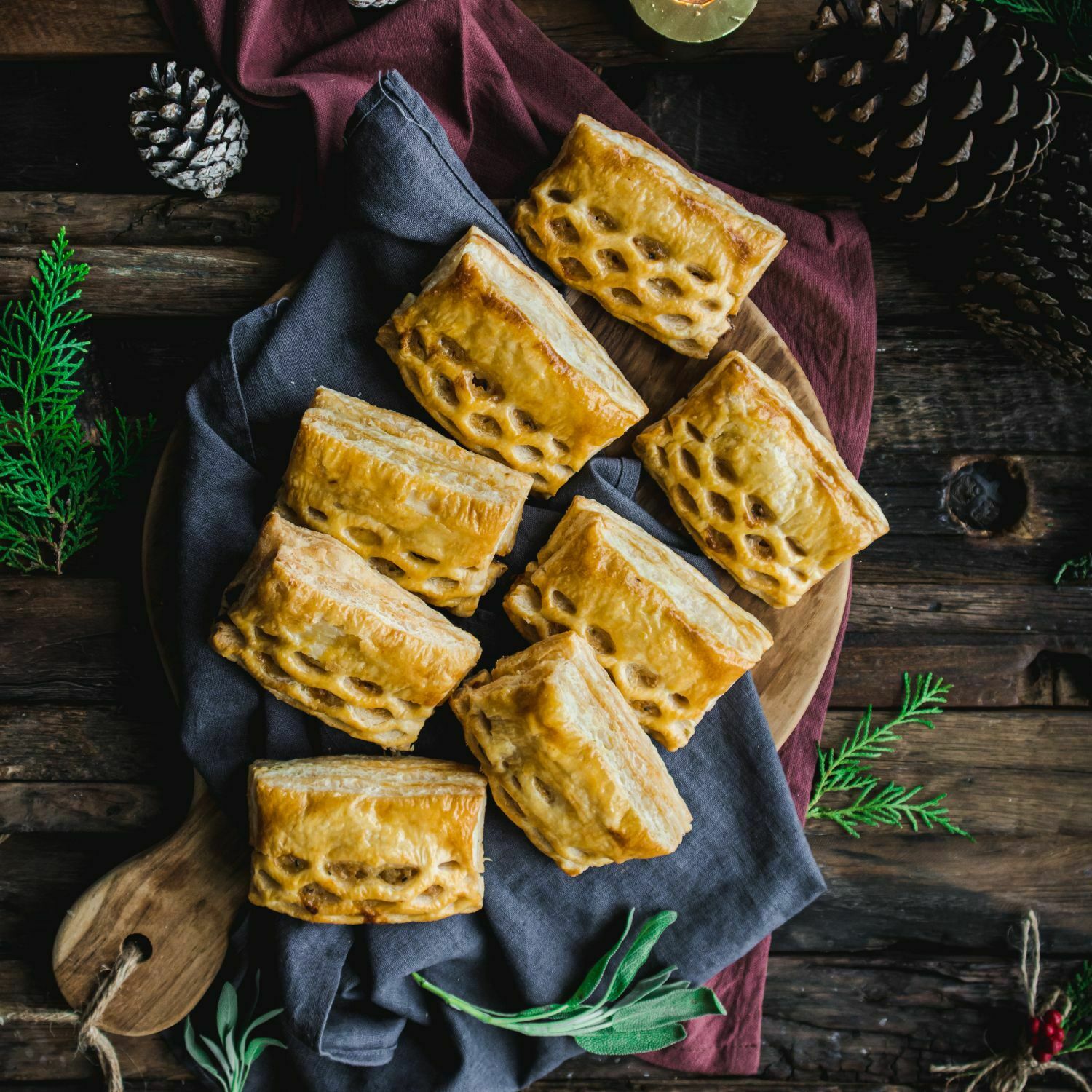 Ham and Pineapple Puffs