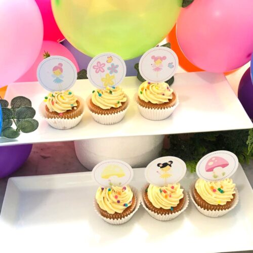 Fairy Themed Cupcakes (6 in a pack)