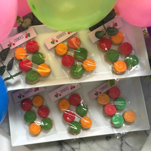 Tropical Themed Cookies (6 in a pack)