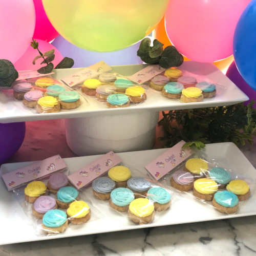 Unicorn Themed Cookies (6 in a pack)