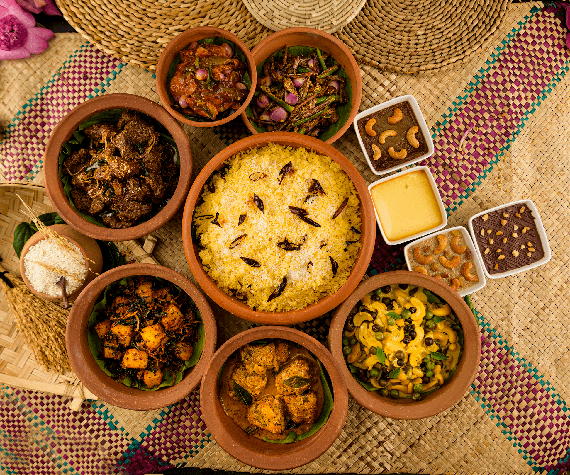 Rice Meal - Chicken Curry with Dessert (8 portions)