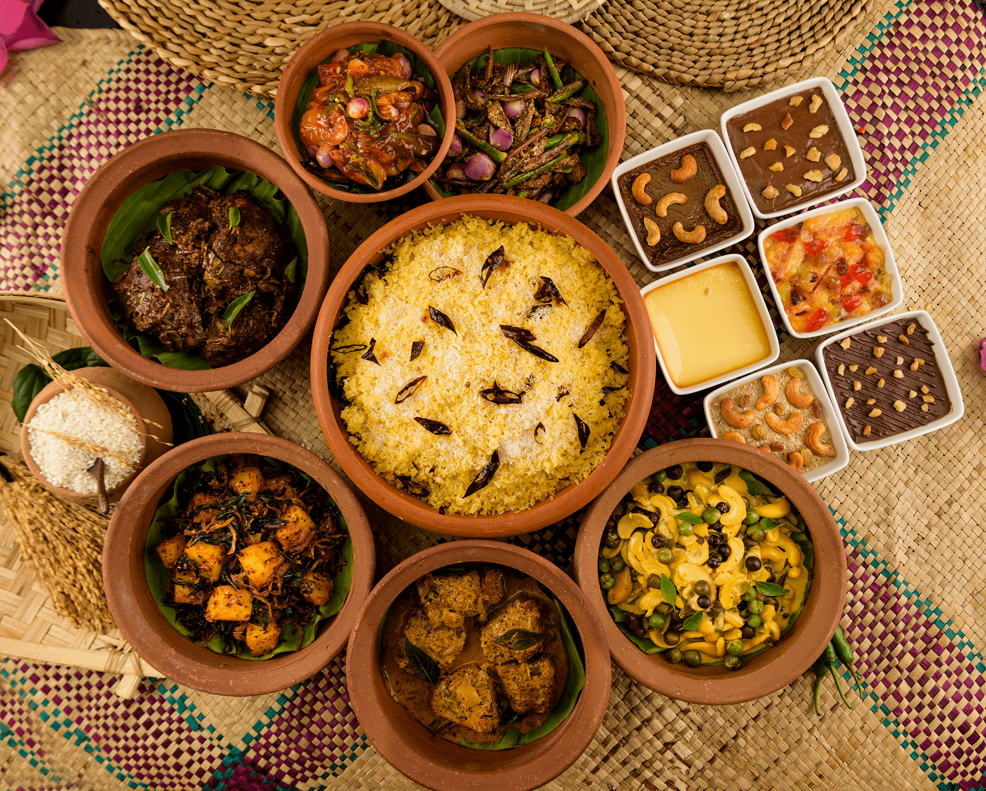 Rice Meal - Mutton Kalupol with Dessert (8 portions)