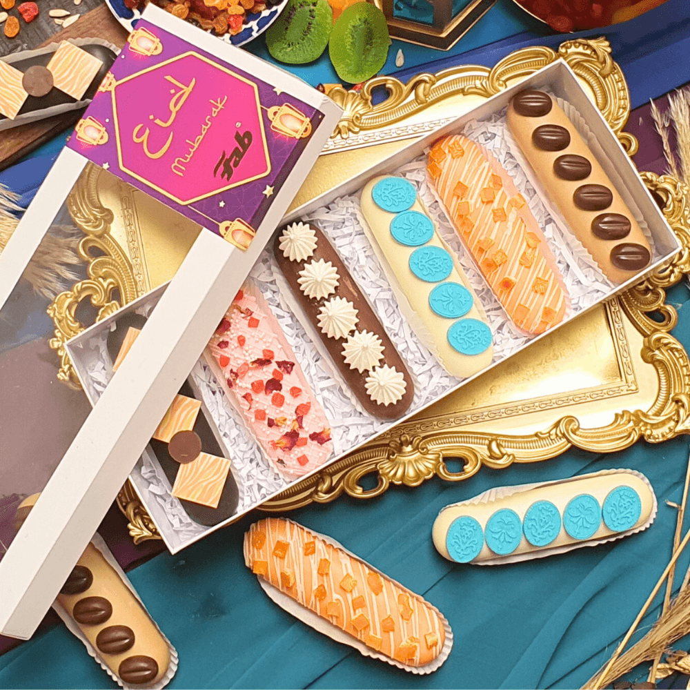 Assorted Eclairs (6 in a pack)