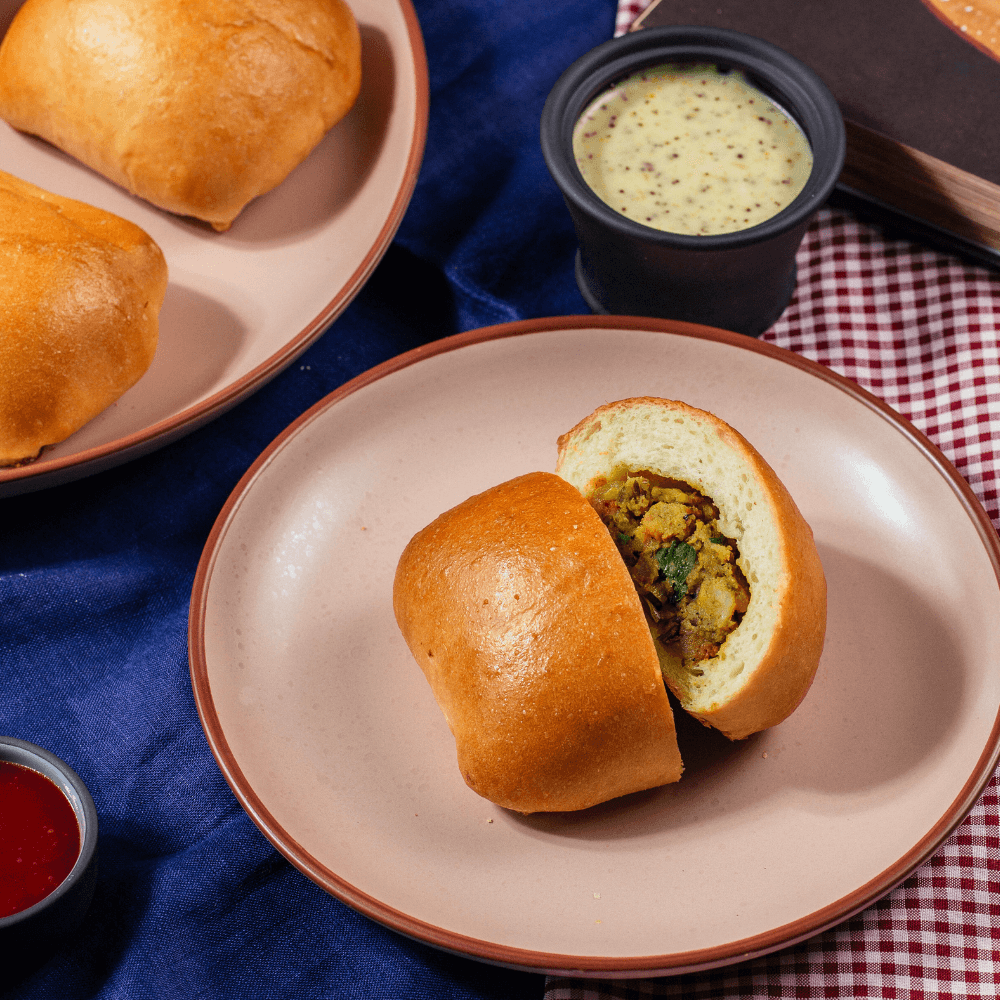 Frozen Vegetable Bun (4 in a pack) - Image 2