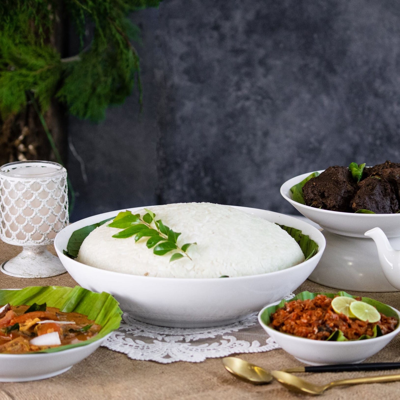 Milk Rice Platter with Thalapath Fish (10 portion)