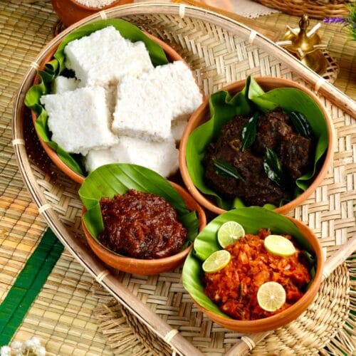 Milk Rice Platter -  5 Portion with Kellawalla (Tuna)