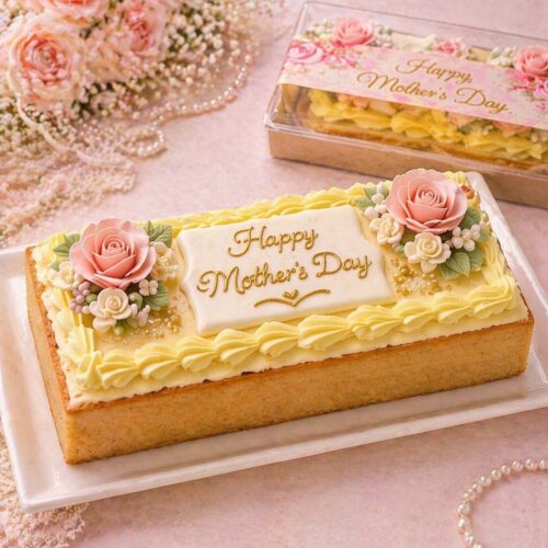 Mother's Day Ribbon Cake Loaf