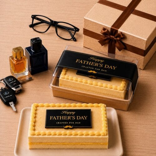 Father's Day Ribbon Cake Loaf