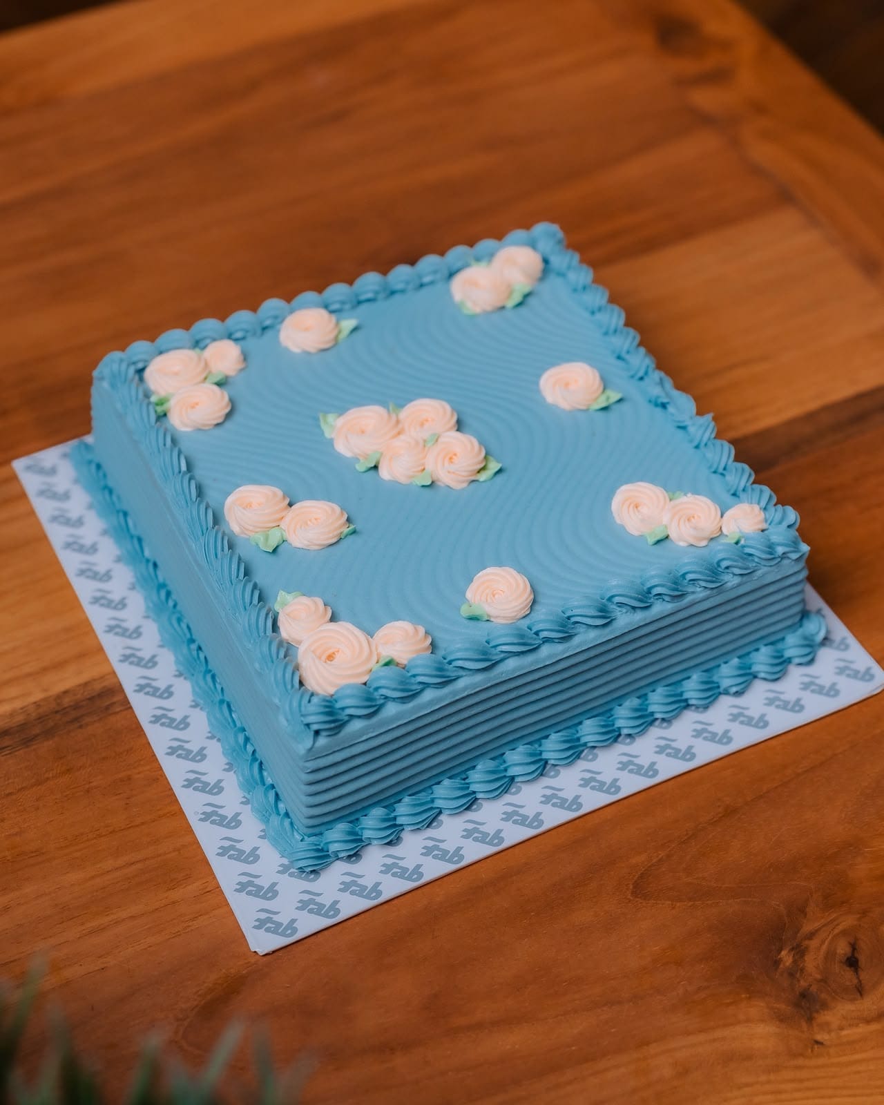Ribbon Cake - Blue