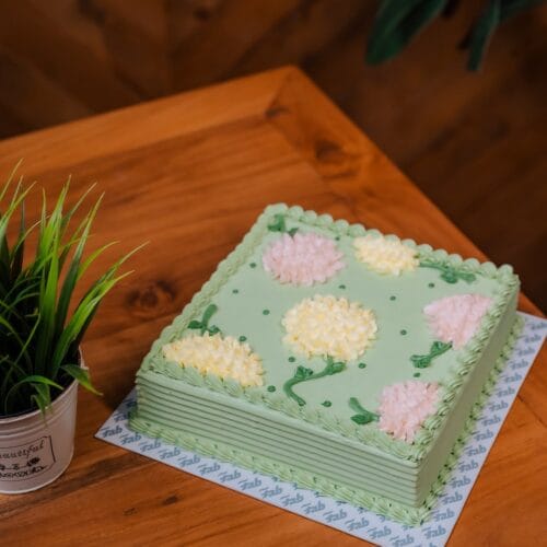 Green Ribbon Cake